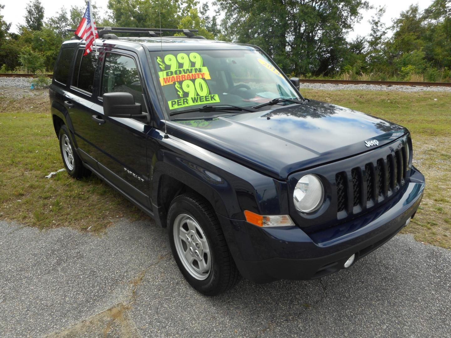 2014 Blue Jeep Patriot Sport 2WD (1C4NJPBA5ED) with an 2.0L L4 DOHC 16V engine, located at 2553 Airline Blvd, Portsmouth, VA, 23701, (757) 488-8331, 36.813889, -76.357597 - Photo#3